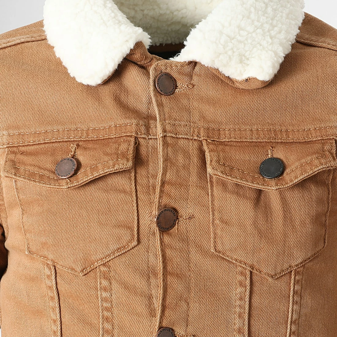 Meilleure affaire 🎁 Veste Jean Col Mouton Enfant K-432 Camel de Classic Series 🤩 4 Meilleure affaire 🎁 Veste Jean Col Mouton Enfant K-432 Camel de Classic Series 🤩 – Image 2
