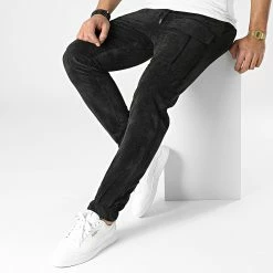 Offres 😀 Jogger Pant Velours 2530 Noir de Classic Series ✨ -Classic Series Soldes classic series 292872 2530 NOIR 20211125T122455 03