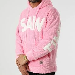 Promo ⭐ Sweat Capuche Polaire Fourrure Saw 21542 Rose de Classic Series 🛒 -Classic Series Soldes classic series 292883 21542 ROSE 20211129T091515 03