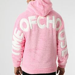 Promo ⭐ Sweat Capuche Polaire Fourrure Saw 21542 Rose de Classic Series 🛒 -Classic Series Soldes classic series 292883 21542 ROSE 20211129T091516 04