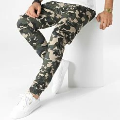 Meilleur prix 🎁 Jogger Pant DP11000 Vert Kaki Camouflage de Classic Series 🎉 -Classic Series Soldes classic series 294010 DP11000 037 20211207T160647 03