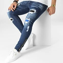 Promo 🎁 Jean Skinny DHZ-3599 Bleu Denim de Classic Series 💯 -Classic Series Soldes classic series 294958 DHZ 3599 O MAVI 20211216T135715 03