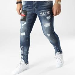 Meilleur prix 🔥 Jean Skinny DHZ-3624 Bleu Denim de Classic Series 😀