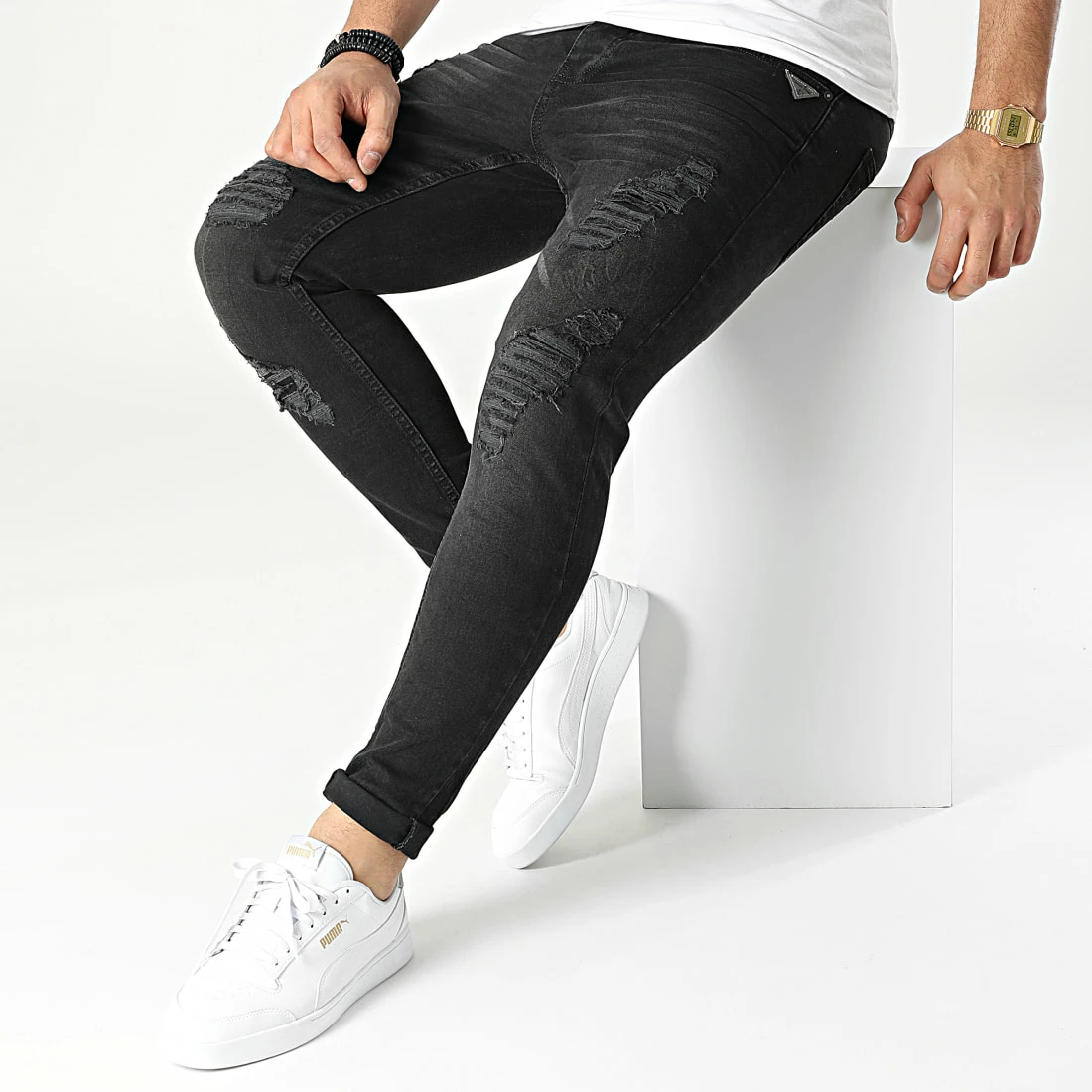 Budget ⌛ Jean Skinny DHZ-3525-1 Noir de Classic Series ✔️ 5 Budget ⌛ Jean Skinny DHZ-3525-1 Noir de Classic Series ✔️ – Image 3