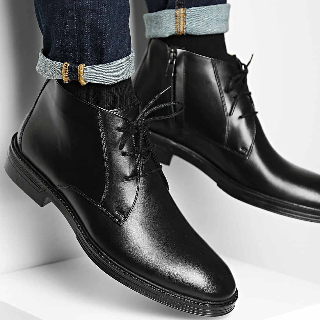 Vente flash ⌛ Chaussures Dep-130 Black de Classic Series 💯 3 Vente flash ⌛ Chaussures Dep-130 Black de Classic Series 💯