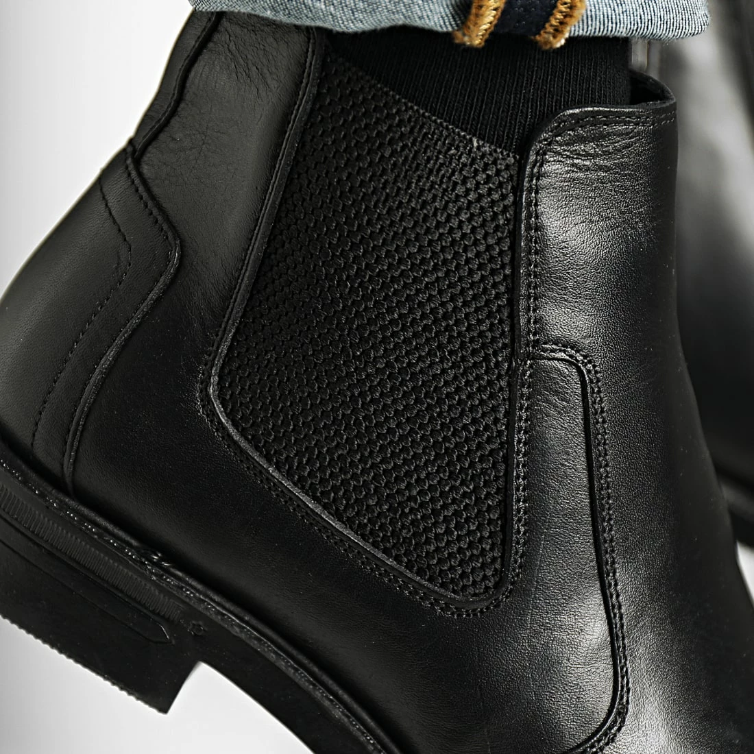 Tout neuf 🧨 Chelsea 🥾 Boots Dep-134 Black de Classic Series 👍 4 Tout neuf 🧨 Chelsea 🥾 Boots Dep-134 Black de Classic Series 👍 – Image 2