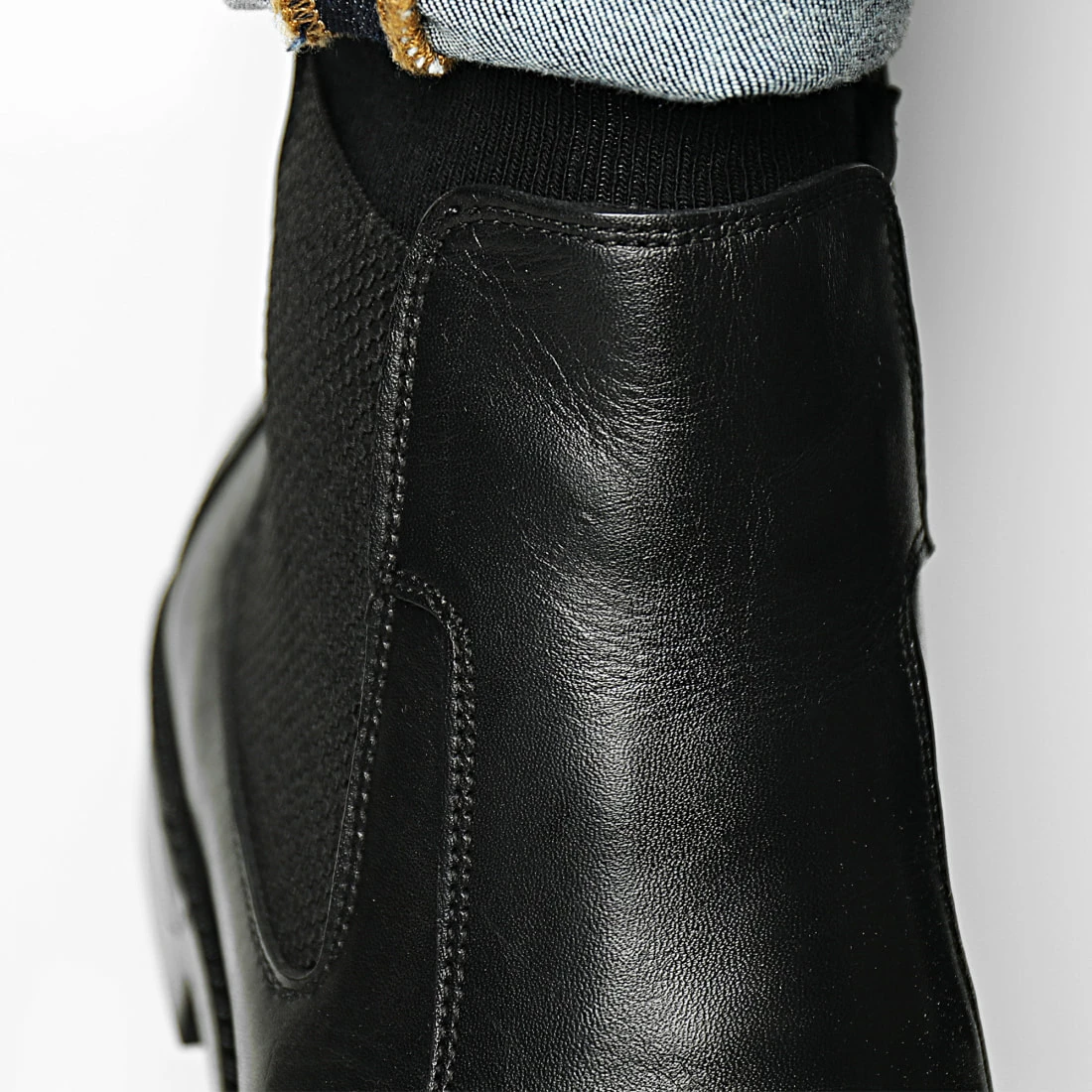 Tout neuf 🧨 Chelsea 🥾 Boots Dep-134 Black de Classic Series 👍 5 Tout neuf 🧨 Chelsea 🥾 Boots Dep-134 Black de Classic Series 👍 – Image 3