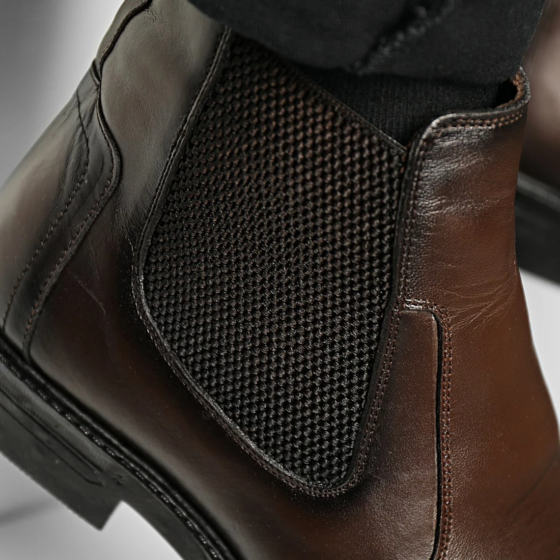 Bon marché ❤️ Chelsea 🥾 Boots Dep-134 Marron de Classic Series 🛒 4 Bon marché ❤️ Chelsea 🥾 Boots Dep-134 Marron de Classic Series 🛒 – Image 2