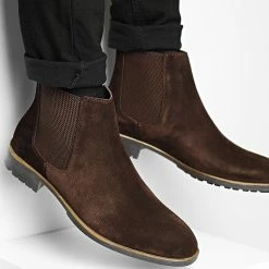 Promo 🔥 Chelsea 🥾 Boots DR-82 Marron de Classic Series ✔️