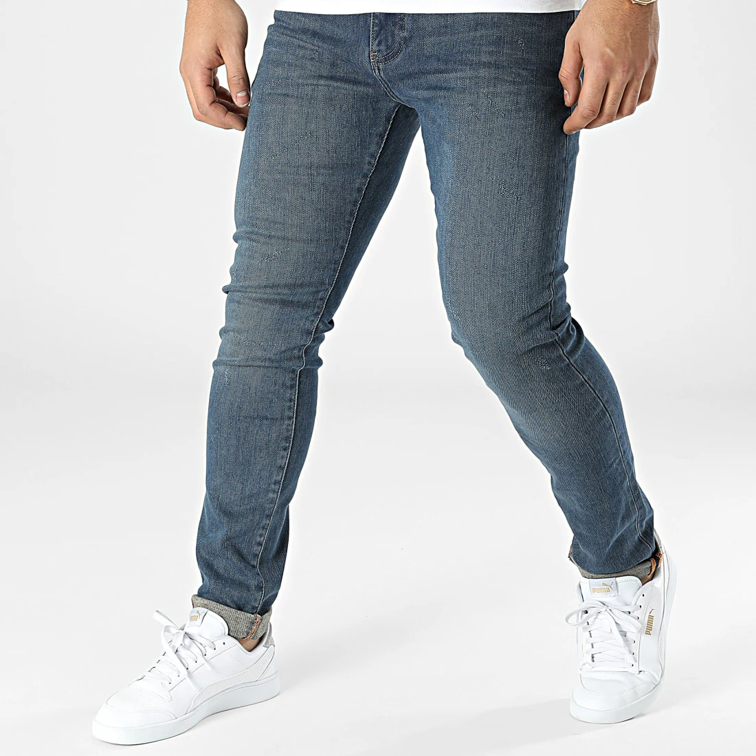 Meilleure affaire ⌛ Jean Slim 7726 Bleu Denim de Classic Series 👏 3 Meilleure affaire ⌛ Jean Slim 7726 Bleu Denim de Classic Series 👏