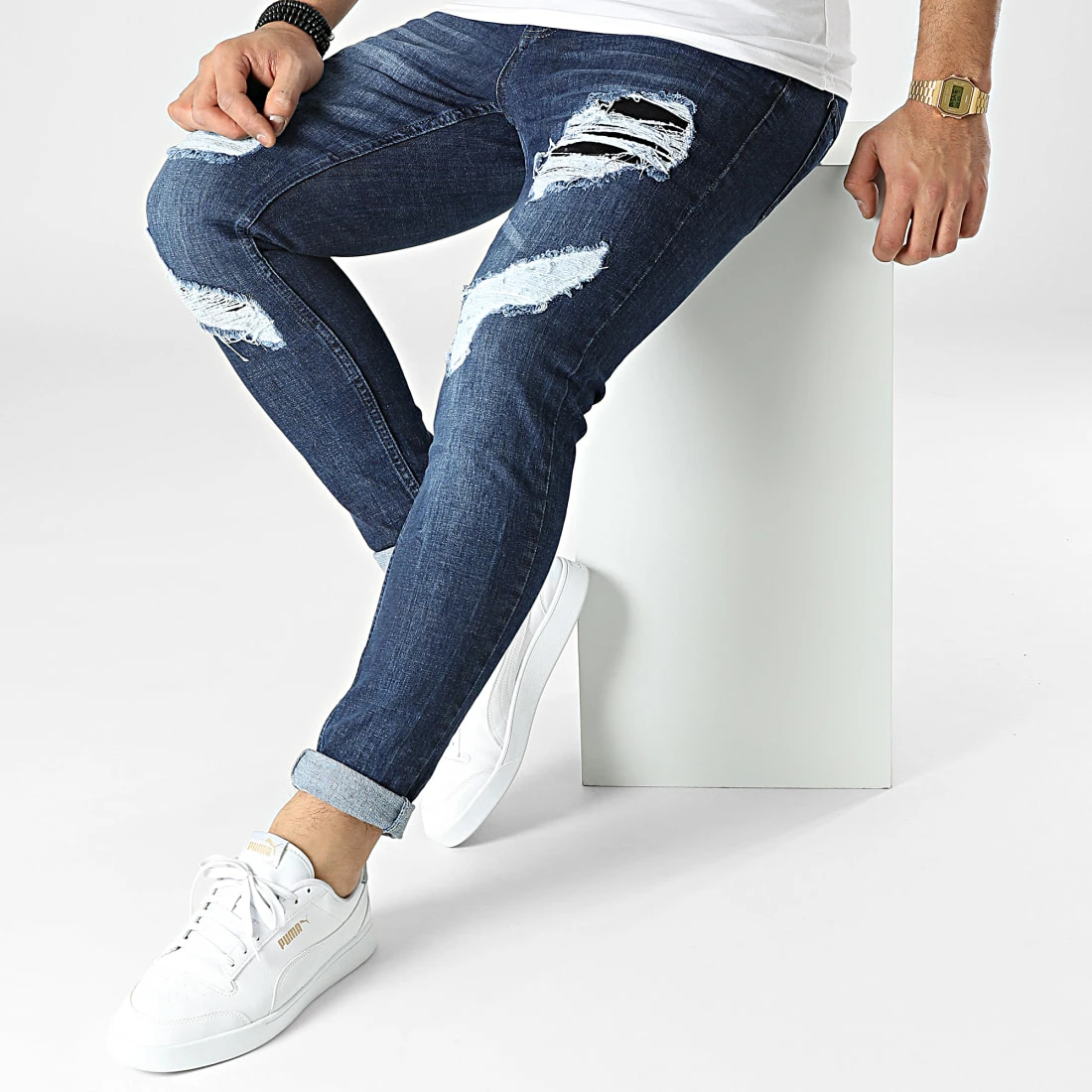 Coupon 🛒 Jean Skinny 3525 Bleu Denim de Classic Series 💯 5 Coupon 🛒 Jean Skinny 3525 Bleu Denim de Classic Series 💯 – Image 3