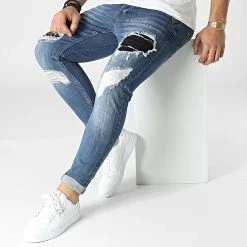 Remise 🌟 Jean Skinny 3525 Bleu Denim de Classic Series 👏 -Classic Series Soldes classic series 295512 DHZ 3525 O MAVI 20211217T150844 03