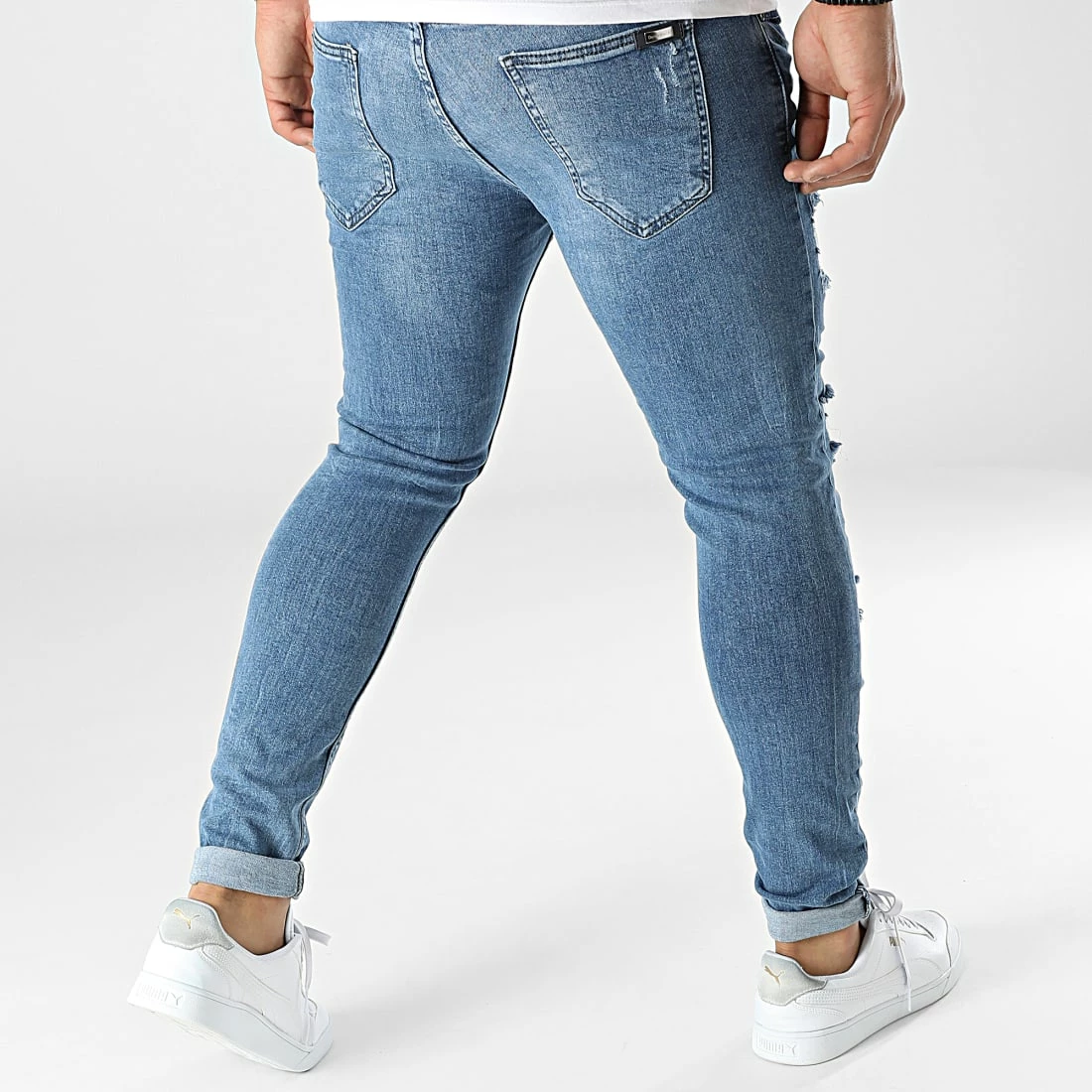 Grosses soldes 🌟 Jean Skinny 3648 Bleu Denim de Classic Series ⌛ 6 Grosses soldes 🌟 Jean Skinny 3648 Bleu Denim de Classic Series ⌛ – Image 4