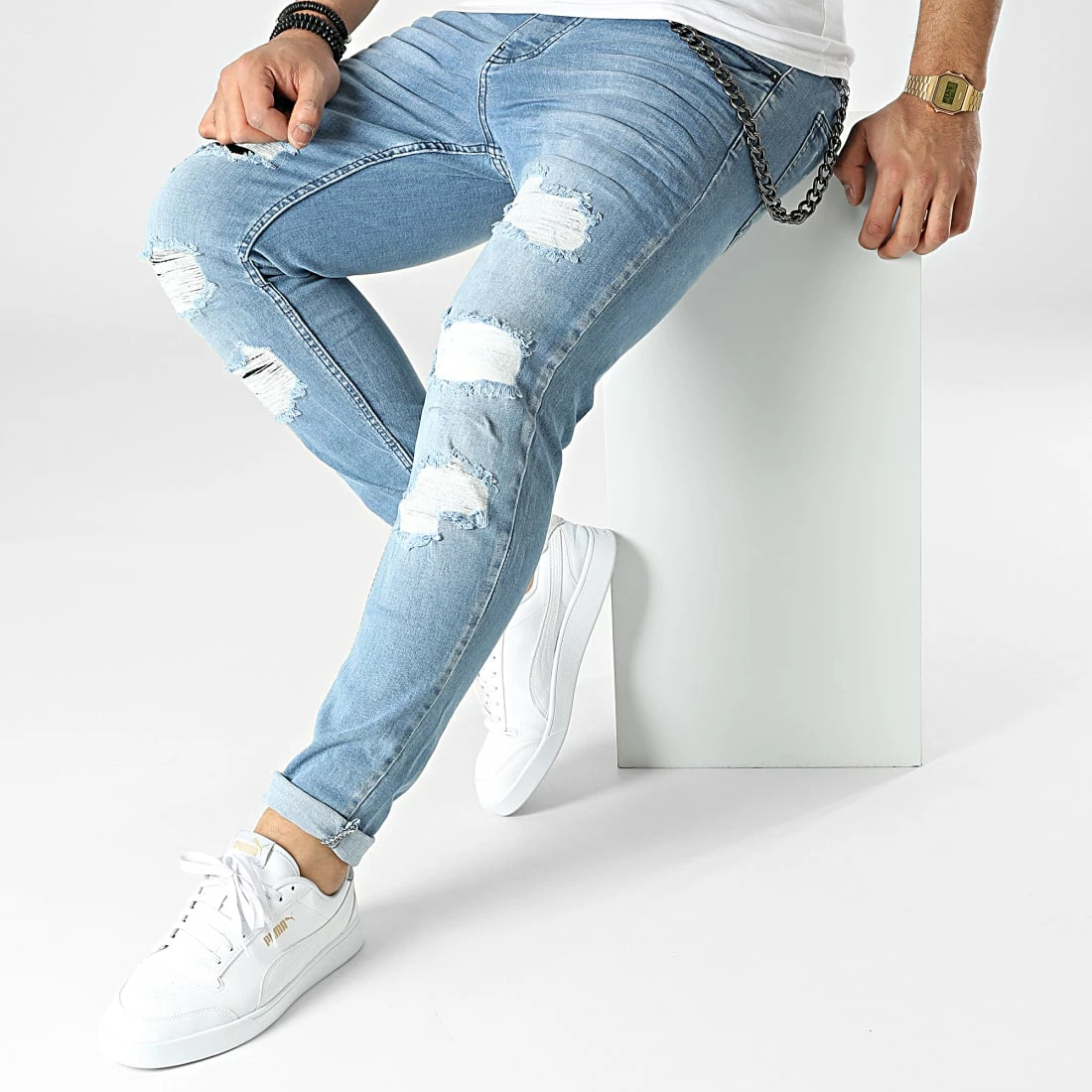 Meilleur prix ⌛ Jean Skinny 3656 Bleu Denim de Classic Series ❤️ 5 Meilleur prix ⌛ Jean Skinny 3656 Bleu Denim de Classic Series ❤️ – Image 3