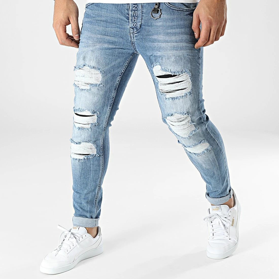 Vente flash 💯 Jean Skinny 3644 Bleu Denim de Classic Series ✔️ 3 Vente flash 💯 Jean Skinny 3644 Bleu Denim de Classic Series ✔️