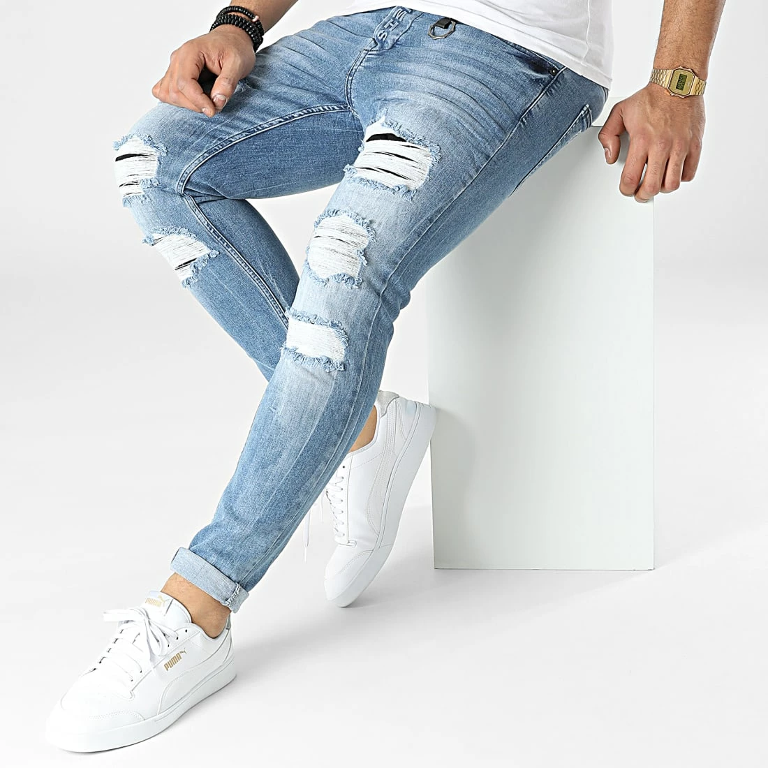 Vente flash 💯 Jean Skinny 3644 Bleu Denim de Classic Series ✔️ 5 Vente flash 💯 Jean Skinny 3644 Bleu Denim de Classic Series ✔️ – Image 3