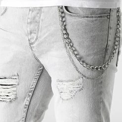 Offres 🌟 Jean Skinny 3638 Gris Clair de Classic Series 🥰 -Classic Series Soldes classic series 295546 DHZ 3638 2 FUME 20211217T151055 02