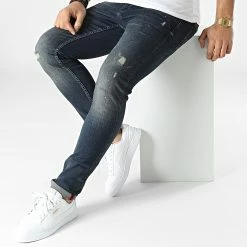 Promo 🎉 Jean Slim 7694 Bleu Brut de Classic Series 🛒 -Classic Series Soldes classic series 295564 7694 DAMLATMA 20211217T151015 03