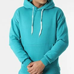 Meilleure vente 😉 Ensemble De Survetement F22-901T Bleu Pétrole de Classic Series 😍 -Classic Series Soldes classic series 298059 F22 901T PETROL 20220124T160639 02