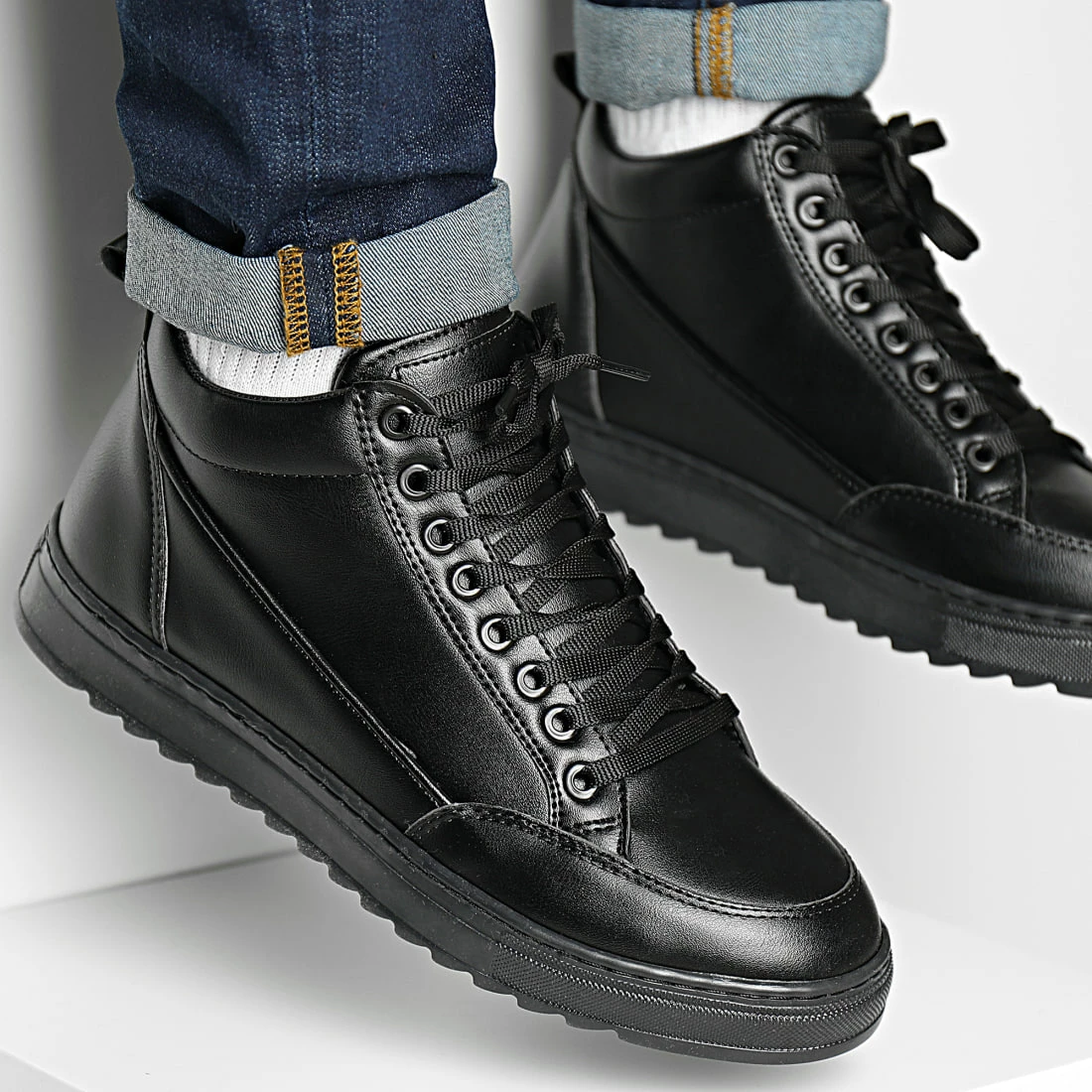 Acheter 🌟 Baskets SHRT 101B All Black de Classic Series 🥰 3 Acheter 🌟 Baskets SHRT 101B All Black de Classic Series 🥰