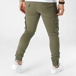 Top 10 😍 Jogger Pant Slim HX-7808 Vert Kaki de Classic Series 🔥 -Classic Series Soldes classic series 299799 HX 7808 ARMY 20220126T143023 04