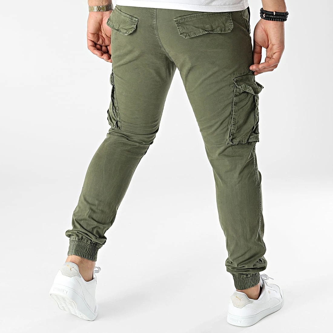 Budget 💯 Jogger Pant JW-5342 Vert Kaki de Classic Series 🔔 6 Budget 💯 Jogger Pant JW-5342 Vert Kaki de Classic Series 🔔 – Image 4