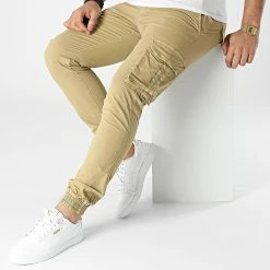 Offres 🔔 Jogger Pant JW-5342 Beige de Classic Series 😍 -Classic Series Soldes classic series 299811 JW 5342 3 20220126T143050 03