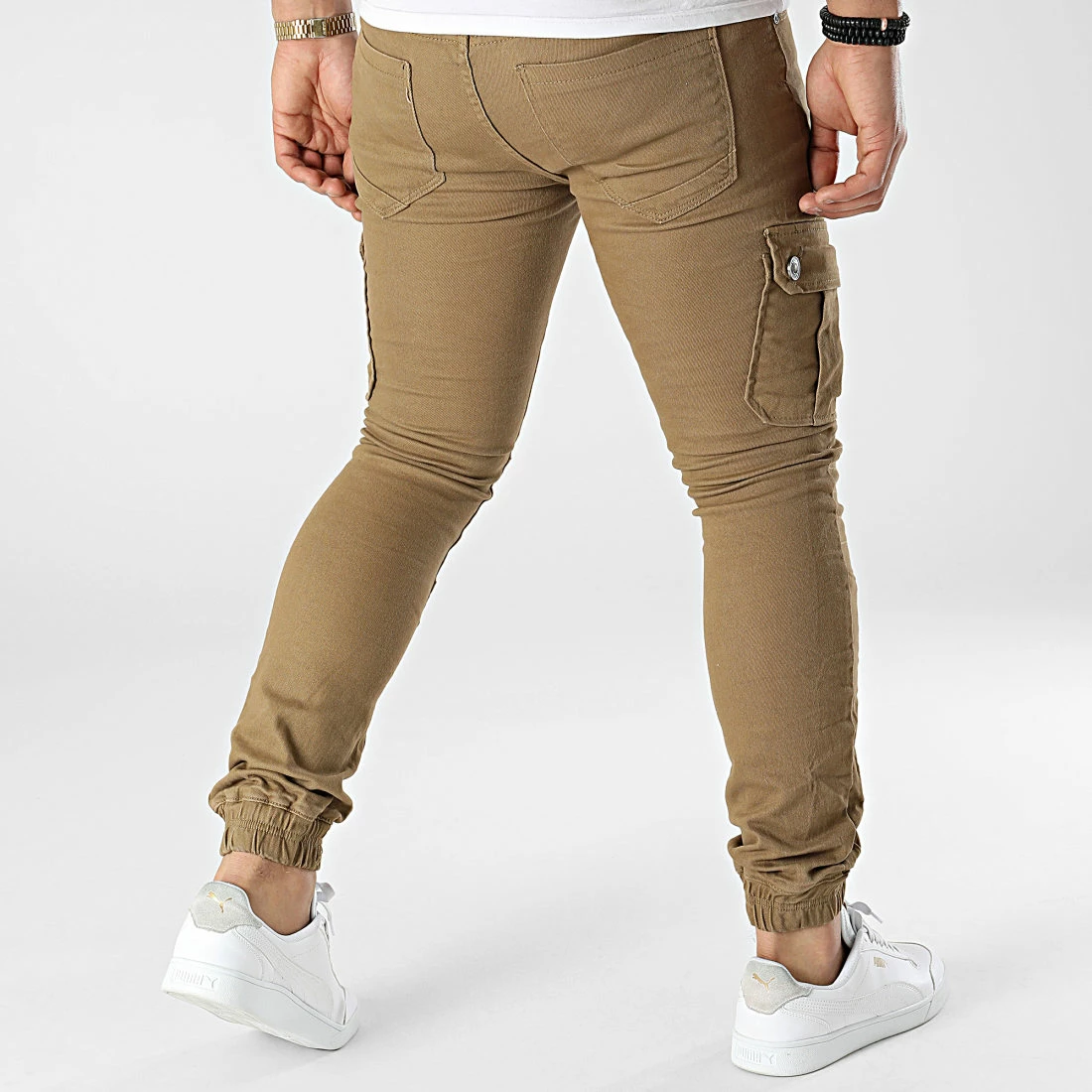 Meilleure affaire ❤️ Jogger Pant E6979 Beige Foncé de Classic Series 😍 6 Meilleure affaire ❤️ Jogger Pant E6979 Beige Foncé de Classic Series 😍 – Image 4