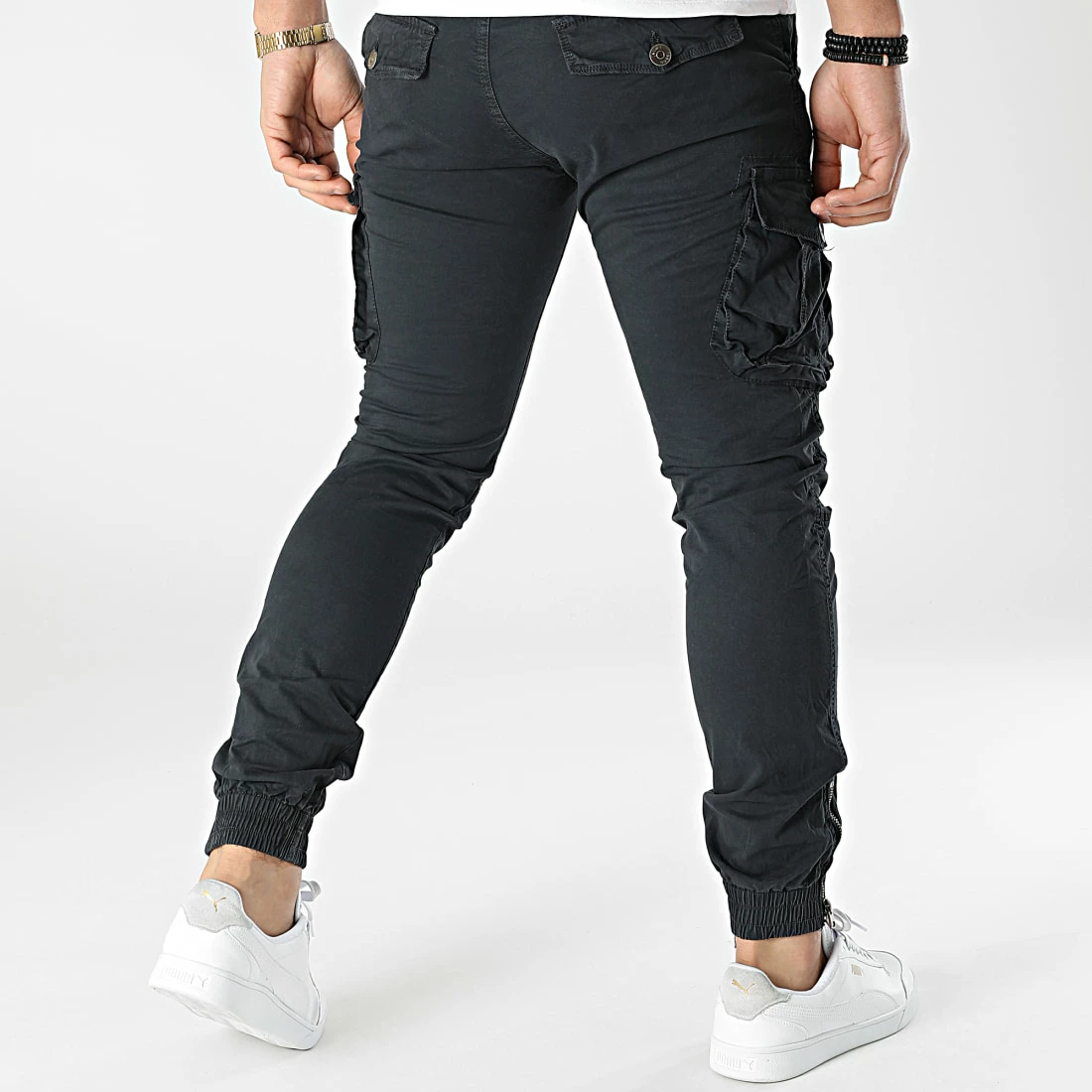 De gros ✔️ Jogger Pant JW-5343 Bleu Marine de Classic Series 🌟 6 De gros ✔️ Jogger Pant JW-5343 Bleu Marine de Classic Series 🌟 – Image 4