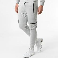 Promo 👍 Ensemble Jogging T-867 Gris Chiné de Classic Series 🌟 -Classic Series Soldes classic series 299918 T 867 GREY 20220127T155304 04