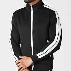 Promo 😀 Ensemble Jogging A Bandes T-720 Noir de Classic Series 🥰 8 Promo 😀 Ensemble Jogging A Bandes T-720 Noir de Classic Series 🥰 -Classic Series Soldes classic series 299929 T 720 BLACK WHITE 20220127T154854 03