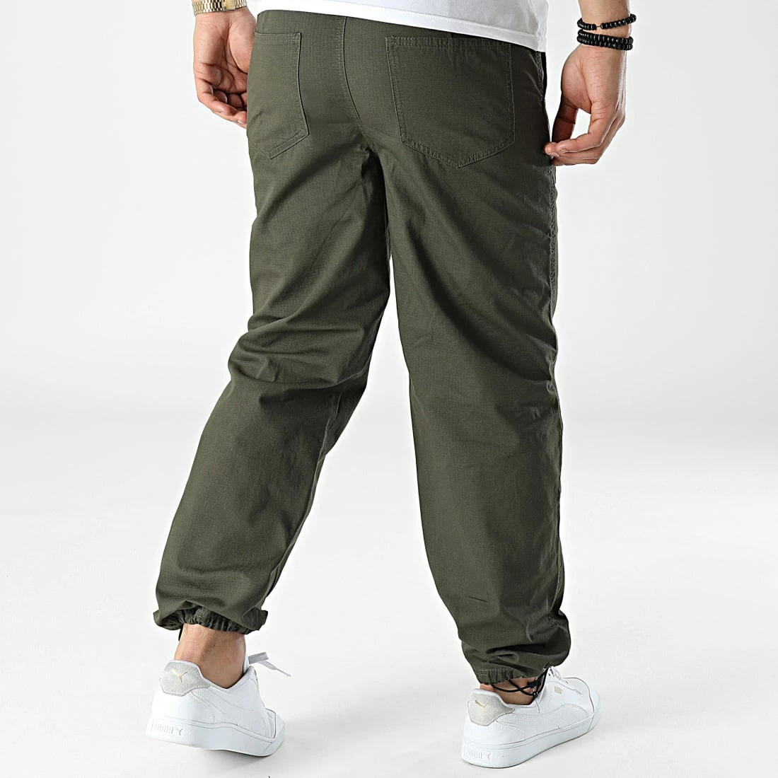 Nouveau 🔔 Jogger Pant Mili Vert Kaki de Classic Series ⭐ 6 Nouveau 🔔 Jogger Pant Mili Vert Kaki de Classic Series ⭐ – Image 4