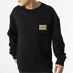 Remise 🎁 Sweat Crewneck AW21-COLL-02-023 Noir de Classic Series 🔔 -Classic Series Soldes classic series 301187 AW21 COLL 02 023 001 20220208T163146 03
