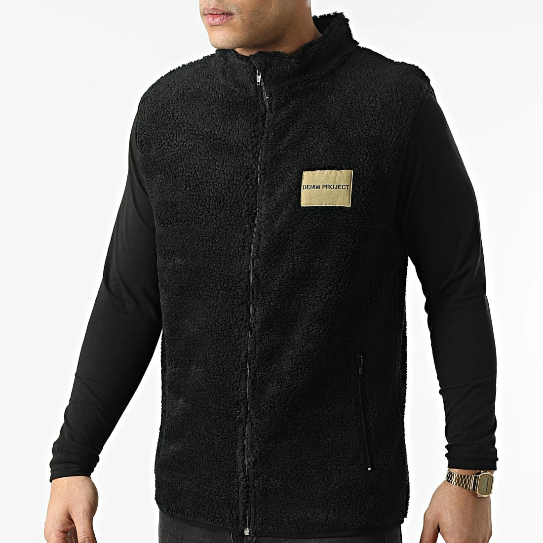 Nouveau 💯 Veste Polaire Zippée Sans Manches DP3053 Noir de Classic Series 🎁 3 Nouveau 💯 Veste Polaire Zippée Sans Manches DP3053 Noir de Classic Series 🎁