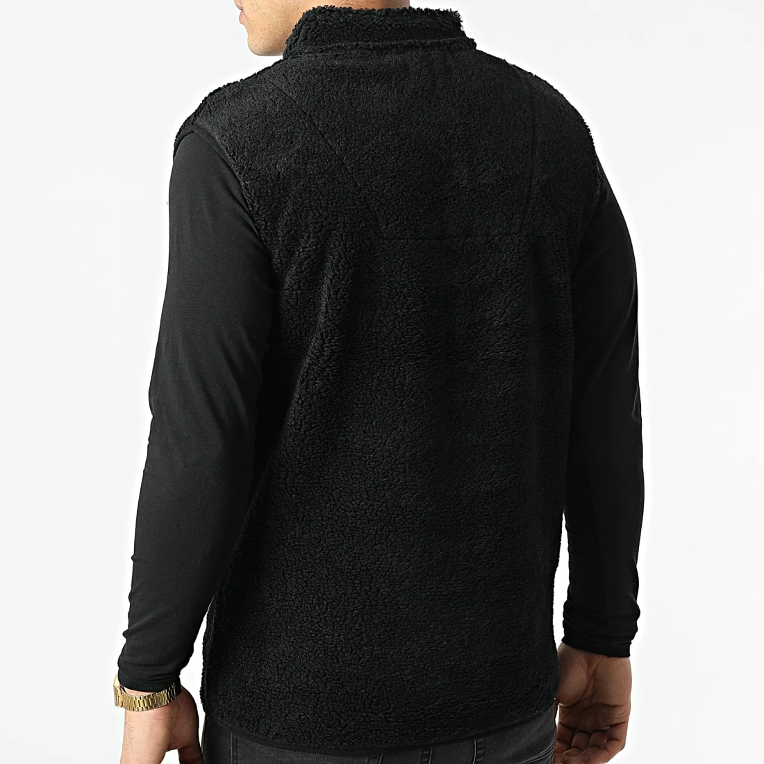 Nouveau 💯 Veste Polaire Zippée Sans Manches DP3053 Noir de Classic Series 🎁 6 Nouveau 💯 Veste Polaire Zippée Sans Manches DP3053 Noir de Classic Series 🎁 – Image 4