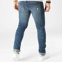 Le moins cher 🤩 Jean Slim Mr Red Destroy Bleu Denim de Classic Series 😉 -Classic Series Soldes classic series 301359 DP 3 2020 019 076 20220204T154555 04