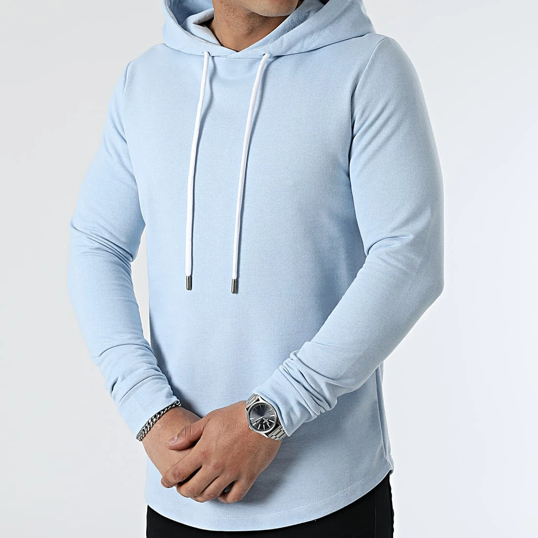 Vente flash ✨ Sweat Capuche Oversize 2353 Bleu Ciel de Classic Series 🔥 3 Vente flash ✨ Sweat Capuche Oversize 2353 Bleu Ciel de Classic Series 🔥