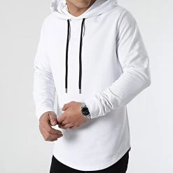 Offres 🛒 Sweat Capuche Oversize 2355 Blanc de Classic Series ⌛