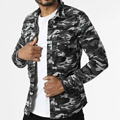 Meilleure vente 😍 Surchemise DC-3230 Gris Anthracite Camouflage de Classic Series 👏