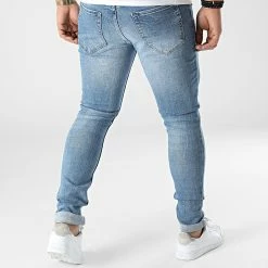 Coupon 😍 Jean Slim 002 Bleu Wash de Classic Series 🛒 -Classic Series Soldes classic series 302396 002 20220208T160704 04
