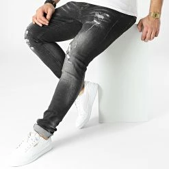 Offres 😀 Jean Slim 010 Noir de Classic Series 👍 -Classic Series Soldes classic series 302407 010 20220301T150225 03