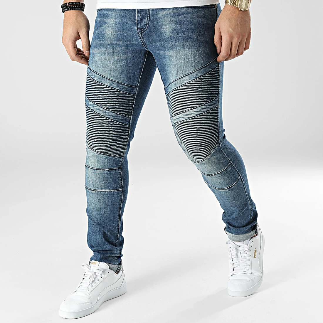 Grosses soldes ✨ Jean Slim D-3214 Bleu Denim de Classic Series 🔥 3 Grosses soldes ✨ Jean Slim D-3214 Bleu Denim de Classic Series 🔥