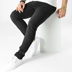 Budget 🔔 Jean Slim D-3228 Noir de Classic Series 😀 -Classic Series Soldes classic series 302409 D 3228 20220301T150242 03