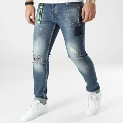 De gros 🔥 Jean Slim 59-15A Bleu Denim de Classic Series 🎉