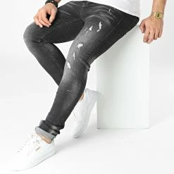 Le moins cher 🛒 Jean Slim 007 Noir de Classic Series 😉 -Classic Series Soldes classic series 302411 007 20220301T150306 03