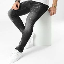 Meilleure vente ⌛ Jean Slim 004 Noir de Classic Series 🥰 -Classic Series Soldes classic series 302424 004 20220301T150341 03