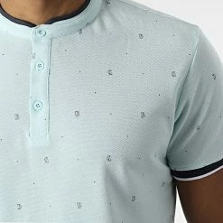 Nouveau 🔥 Polo A Manches Courtes 2206 Bleu Clair de Classic Series 😍 -Classic Series Soldes classic series 304039 P2206 GREEN 20220217T154931 02