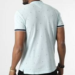 Nouveau 🔥 Polo A Manches Courtes 2206 Bleu Clair de Classic Series 😍 -Classic Series Soldes classic series 304039 P2206 GREEN 20220217T154934 04