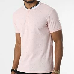 Sortie 🛒 Polo A Manches Courtes 2213 Rose de Classic Series 👏