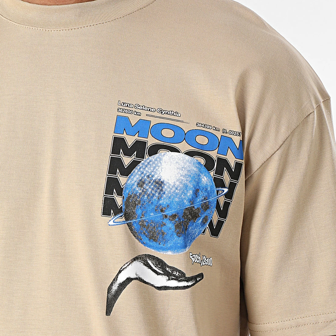 Bon marché ⭐ Tee 👚 Shirt G22-556 Beige de Classic Series 👏 4 Bon marché ⭐ Tee 👚 Shirt G22-556 Beige de Classic Series 👏 – Image 2